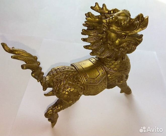 Кирин Дракон - Лошадь Статуэтка из Бронзы RU*627