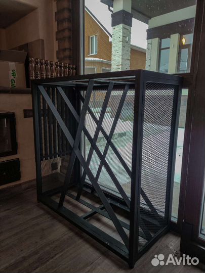 Дровник в стиле лофт