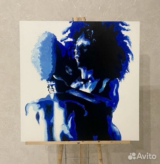 Интерьерная картина маслом девушка