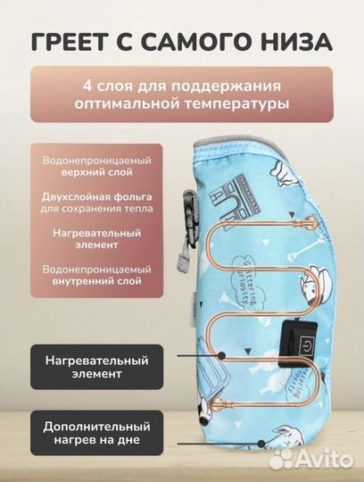 Портативный подогреватель для бутылочек