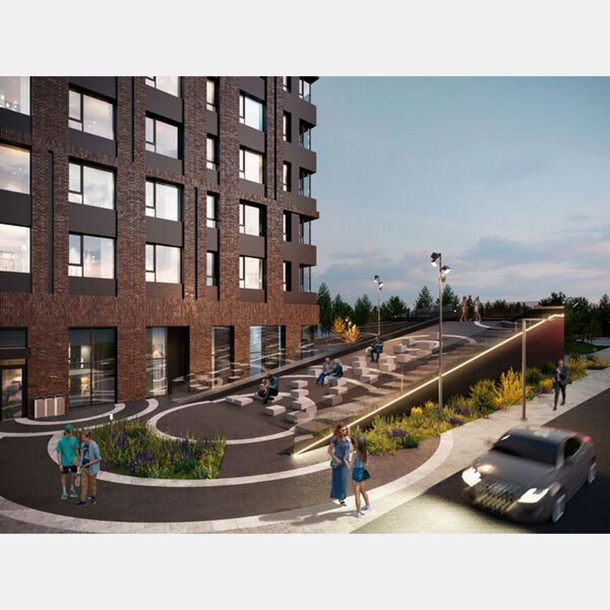 2-к. квартира, 59,6 м², 20/25 эт.