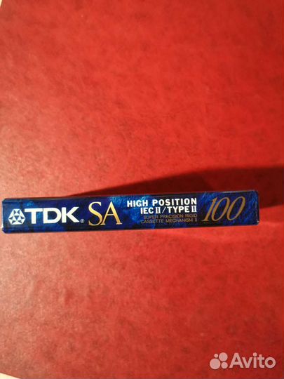 Аудиокассета TDK SA 100 High Position Type II
