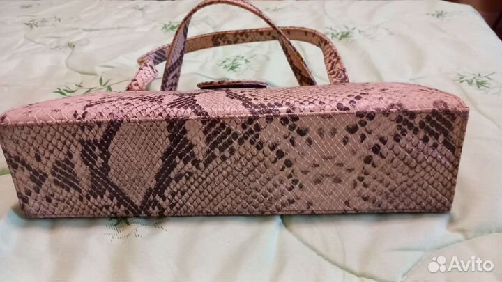 Cумка винтаж под змеиную кожу