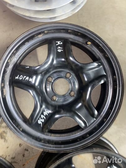 Штампованные диски r16 от логан