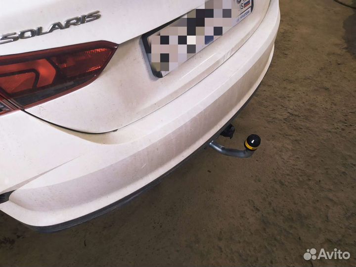 Фаркоп Kia Rio/Solaris 2017- с оцинкованным шаром