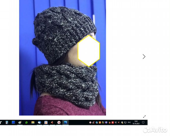 Шапка вязанная женская