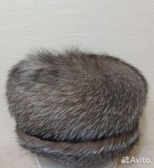 Шапка женская из чернобурки
