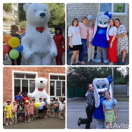 Аниматоры, ростовые куклы, бумажное шоу