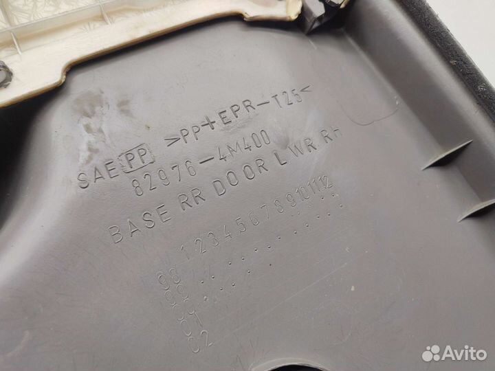 Обшивка двери задняя правая Nissan Sunny FB15