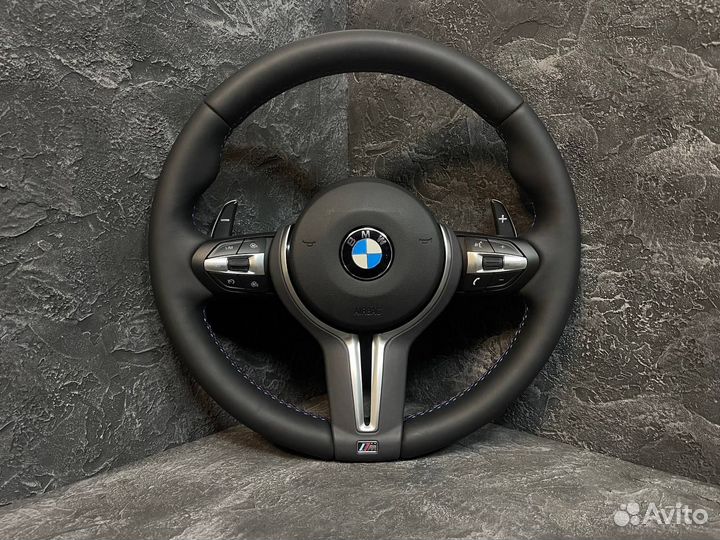 Рули BMW F серии. Строчка, подогрев, карбон Арт У138546927