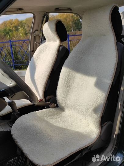 Меховые накидки на сидения авто