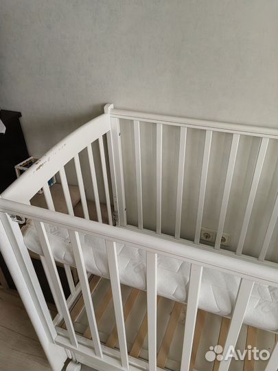 Детская кроватка mr. sandman+матрас+наматрасник