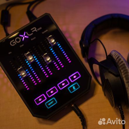Goxlr mini аудиоинтерфейс. звуковая карта