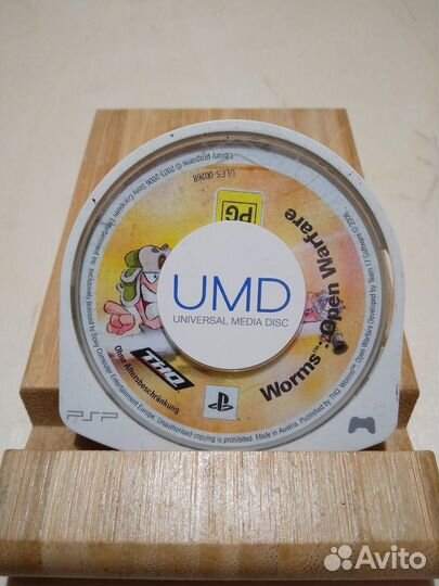 Диск для psp. worms open warfare