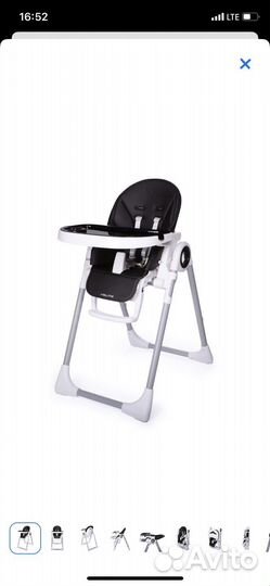 Стульчик для кормления jetem violino черный