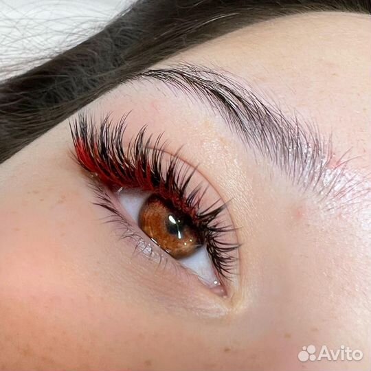 Наращивание ресниц на дому