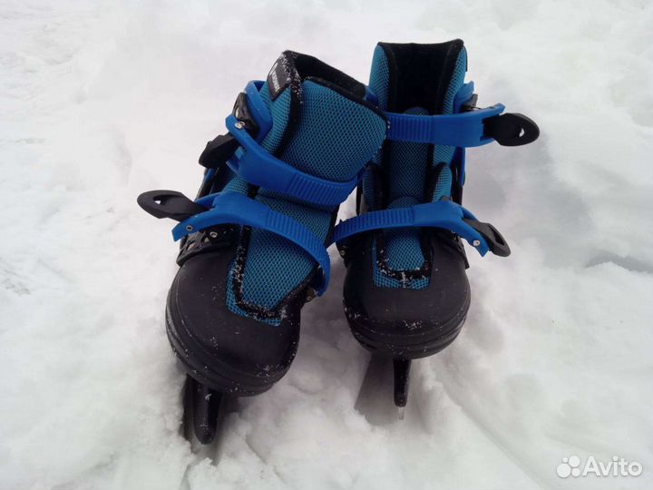 Коньки раздвижные 30 33 размер