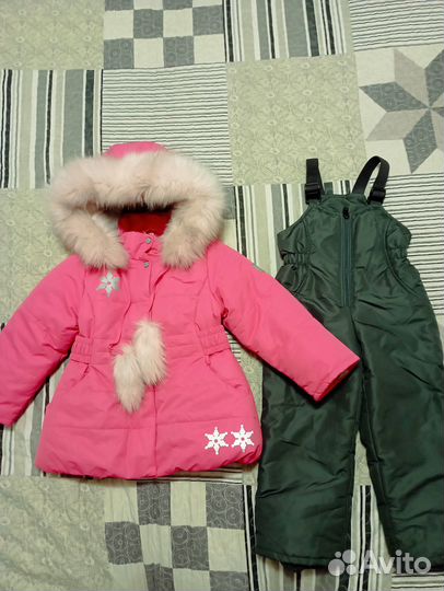 Зимний костюм для девочки