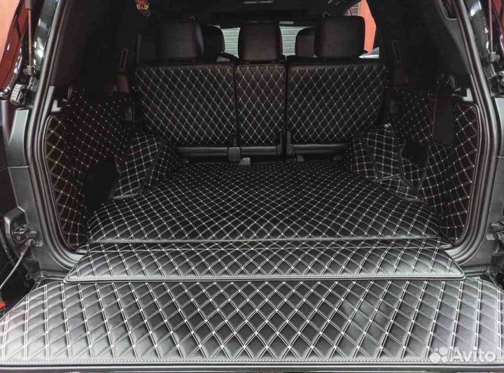 3Д коврики в багажник lexus LX 3 2017