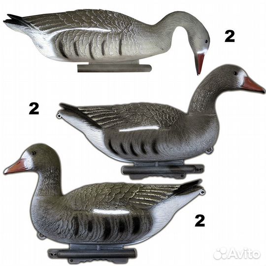 Чучело Sport Plast гусь белолобый плавающий flfo