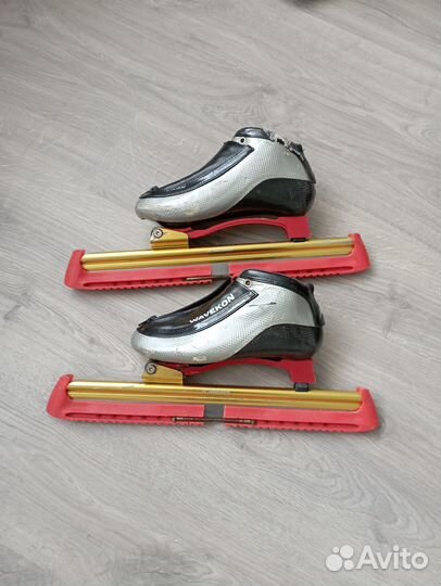 Конькобежные коньки клапы Wavekon, р. 39(7)