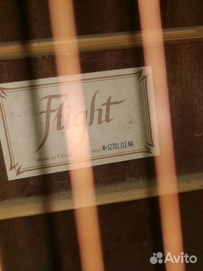 Гитара старинная/новая Flight 12ти струнная