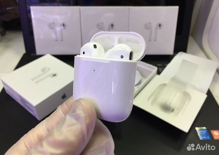 Airpods 2/3/Pro/Pro2 + Оригинал Чип + Чехол