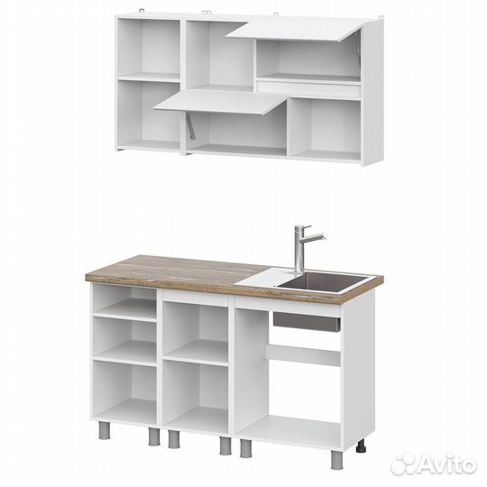 Модульная кухня Одри 1.4 м. Комплект 1