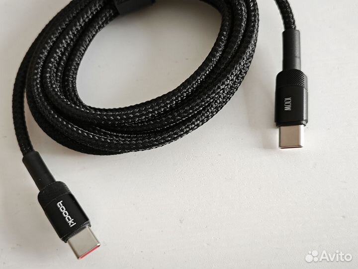 Кабель Toocki 100w USB Type-C, новый
