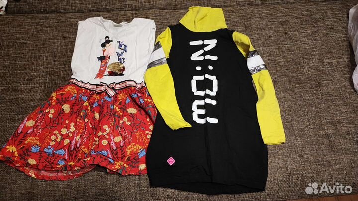 Вещи пакетом для девочки 134