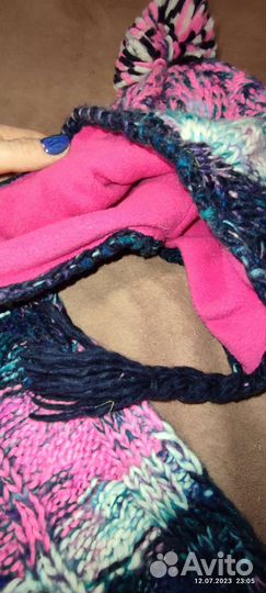 Комплект шапка, шарф