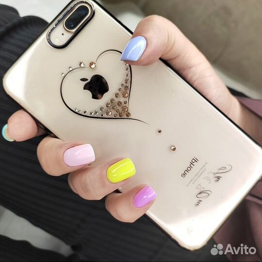 Маникюр с покрытием, педикюр