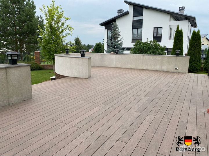 Террасная доска из дпк со склада