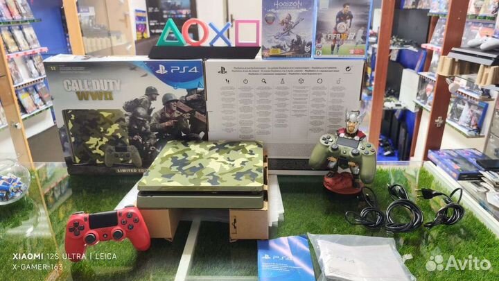 Sony PS4 Slim 1TB Limited edition/50+ Игр/2 Джоя