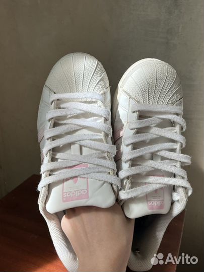 Кроссовки adidas superstar pink