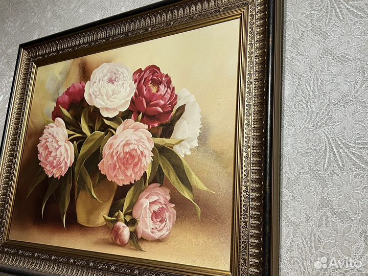 Картина маслом цветы