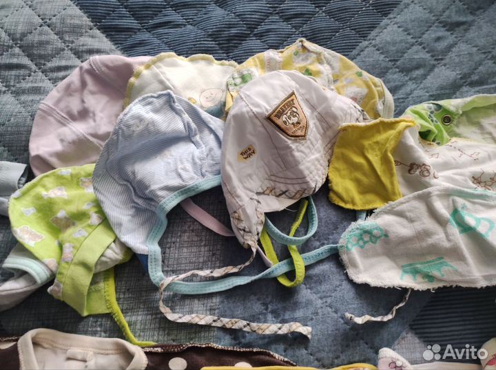 Вещи детские пакетом 0-3 месяца б/у