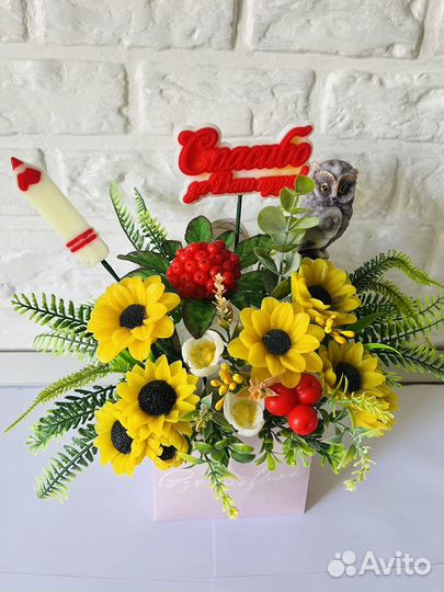 Мыло ручной работы букеты