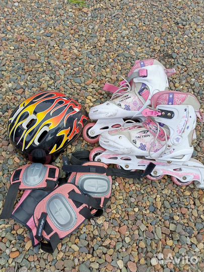 Детские ролики и защита 37-40
