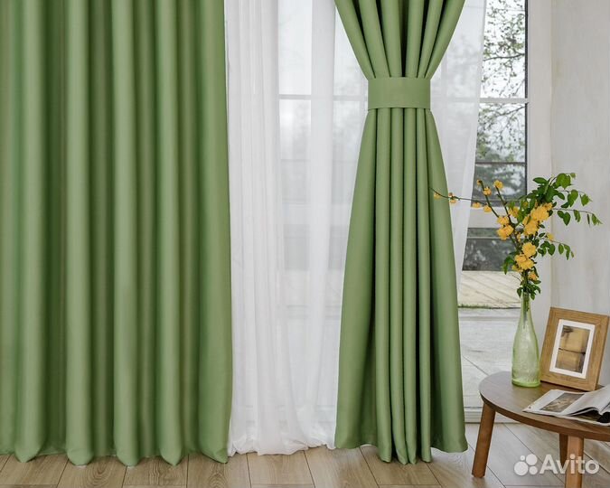 Портьеры блэкаут Марсель Дайкири шторы