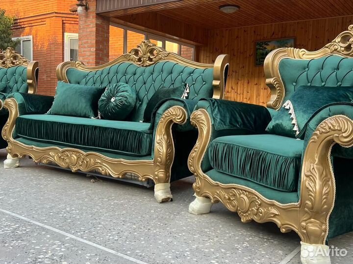 Диван и 2 кресла