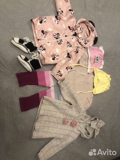 Вещи пакетом для девочки 80
