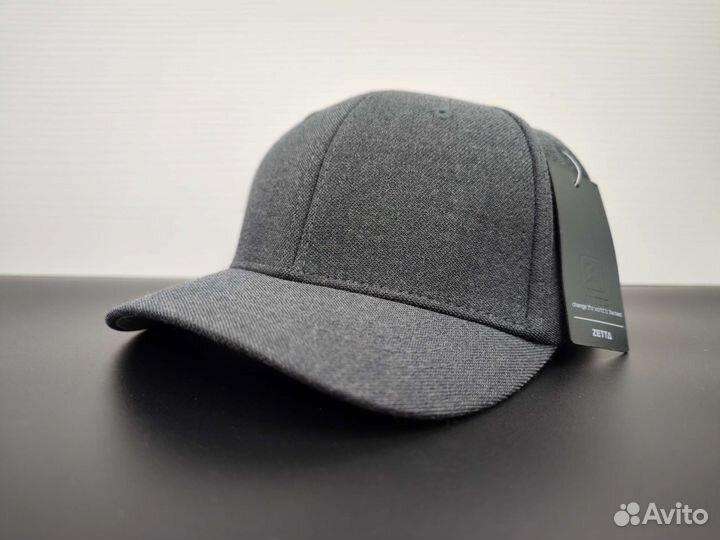 Кепка Zetta серая короткий козырек