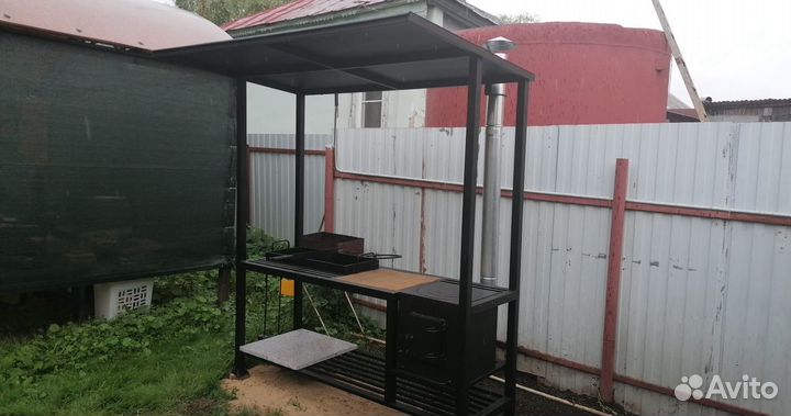 Мангал С крышей