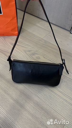 Сумка натуральная кожа mango