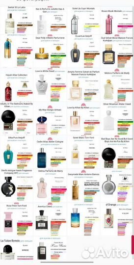 Парфюм распив отливант