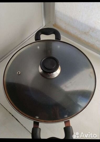 Чугунная сковорода вок