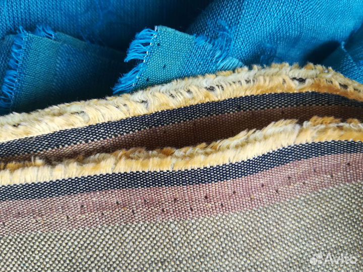 Ткань Лён 3 отреза. Италия