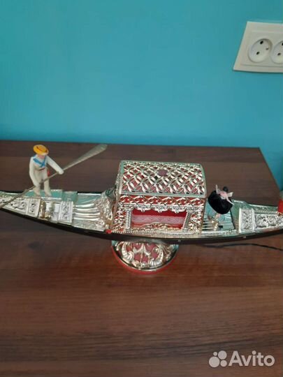 Музыкальная шкатулка Гондола. Винтаж