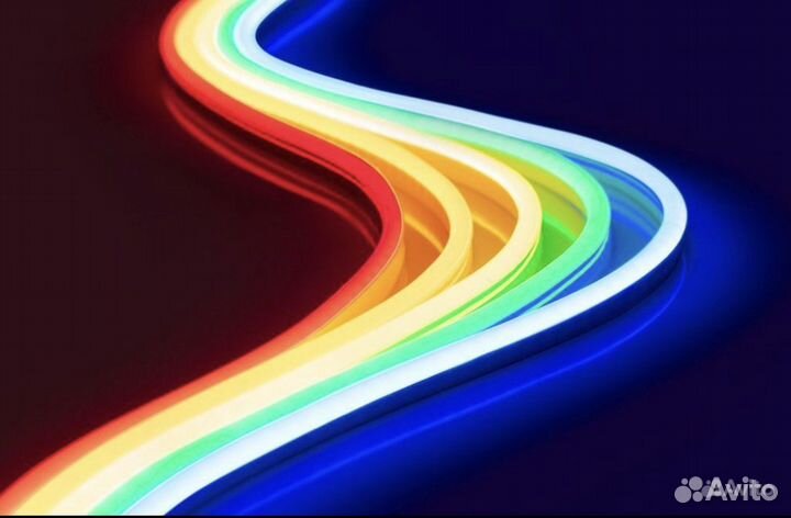 Гибкий неон 12 Воль и 220 волт